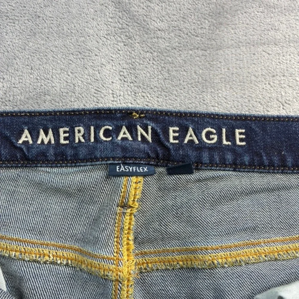 American Eagle Original Bootcut Jeans Men's‎ Med Wash Easy Flex Denim 36x31.5